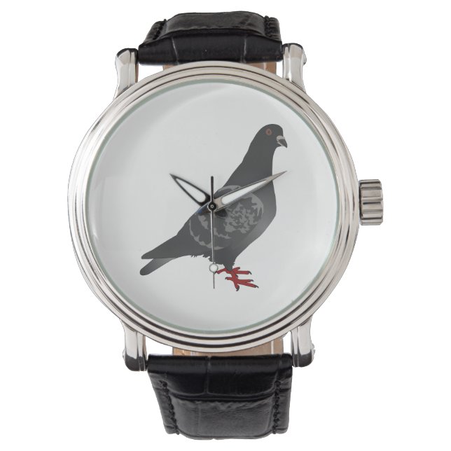 duif horloge (Voorkant)