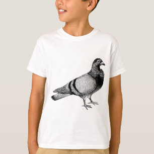 duif illustratie t-shirt