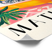 Duif in bad Poster, Grappige badkamer Wall Art, Poster (Hoek)