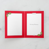 Duif in besneeuwde hemel kerst Kaart (Binnen)