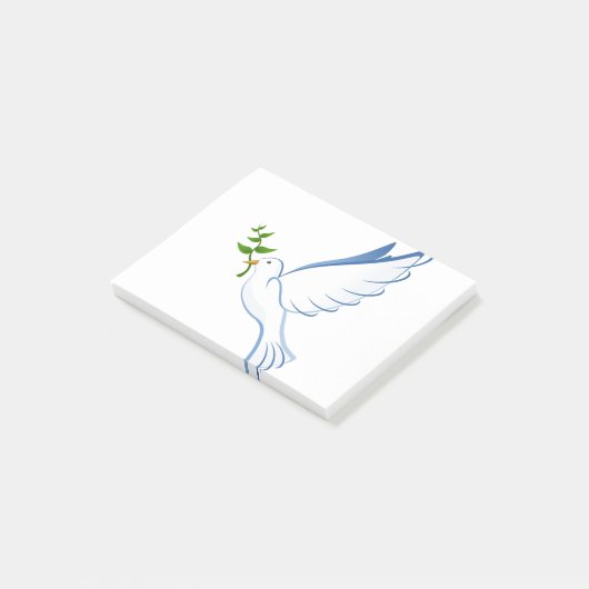 duif in vlucht post-it® notes (Schuin)