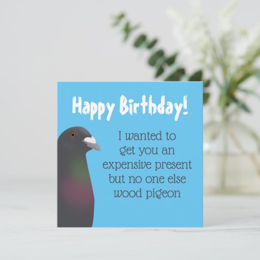 duif kaart (Staand voorkant)