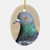 duif keramisch ornament (Voorkant)