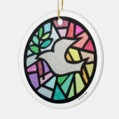 duif keramisch ornament (Links)