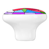Duif Keramische Knop (Zijkant)