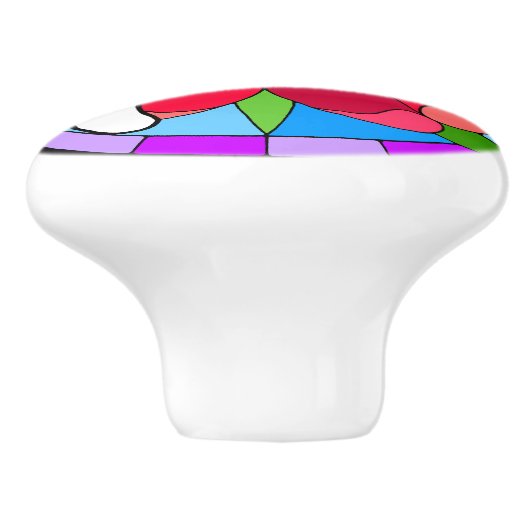 Duif Keramische Knop (Zijkant)