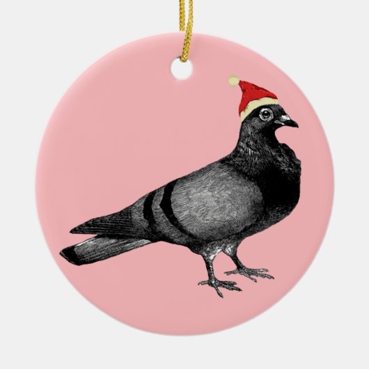 duif kerst keramische boom decoratie (Voorkant)