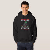 Duif - Kerstduif Lelijke Kerst Hoodie (Voorkant volledig)