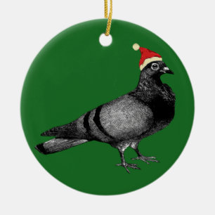 duif Kerstmis Keramisch Ornament