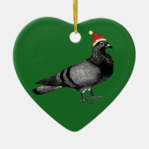 duif Kerstmis Keramisch Ornament