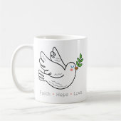 duif koffiemok (Links)