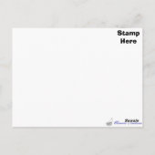 duif/kruis/roos briefkaart (Achterkant)