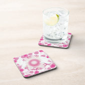 duif met bloemen bier onderzetter (Rechterzijde)