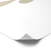 Duif met bloemen in folk stijl | Moderne vormen Poster (Hoek)