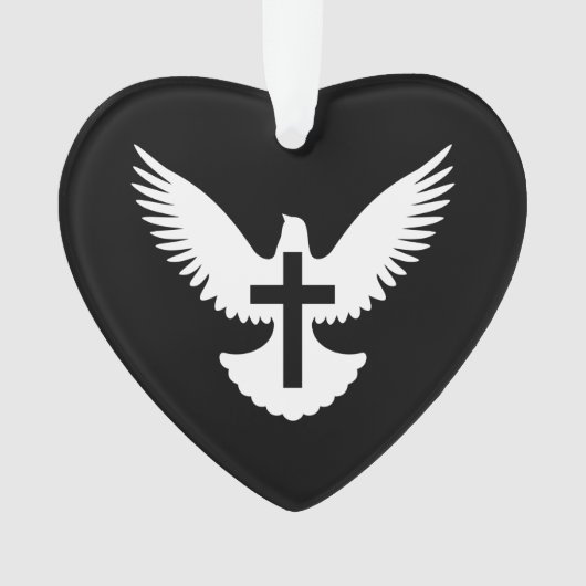 Duif met Cross Ornament (voorkant)