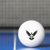 Duif met Cross Ping Pong Ball (Net)