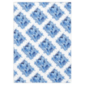 Duif Met Keltische Vredestekst In Blauwe Tinten Tafelkleed (Voorkant)
