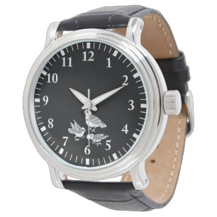Duif met kinderen horloge
