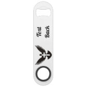 Duif met kruis flesopener speed flessenopener (Achterkant)