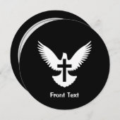 Duif met kruis kaart (Voorkant / Achterkant)