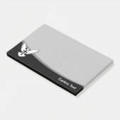 Duif met kruis post-it® notes (Schuin)
