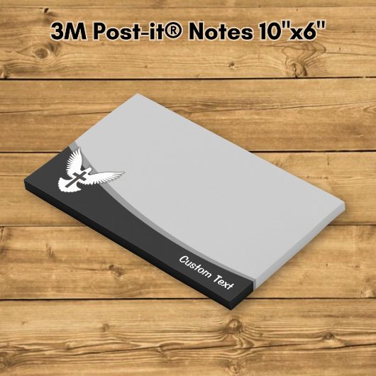 Duif met kruis post-it® notes