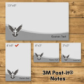 Duif met kruis post-it® notes