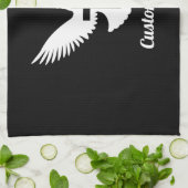 Duif met Kruishanddoek Theedoek (Gevouwen)