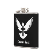 Duif met kruisheupkolf heupfles (Links)