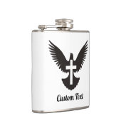 Duif met kruiskolf heupfles (Rechts)