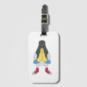 Duif met Schoenen Bagagelabel (Voorkant (verticaal))