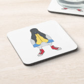 Duif met Schoenen Bier Onderzetter (Linkerzijde)