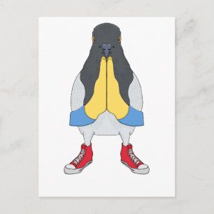 Duif met Schoenen Briefkaart