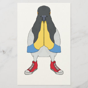 Duif met Schoenen Briefpapier