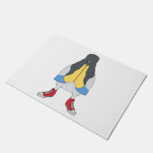 Duif met Schoenen Deurmat (Schuin)
