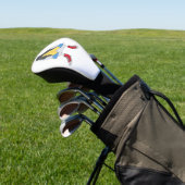 Duif met Schoenen Golfheadcover (Insitu)