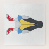 Duif met Schoenen Legpuzzel (Horizontaal)