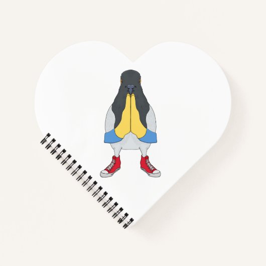 Duif met Schoenen Notitieboek (Voorkant)