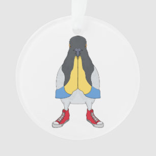 Duif met Schoenen Ornament