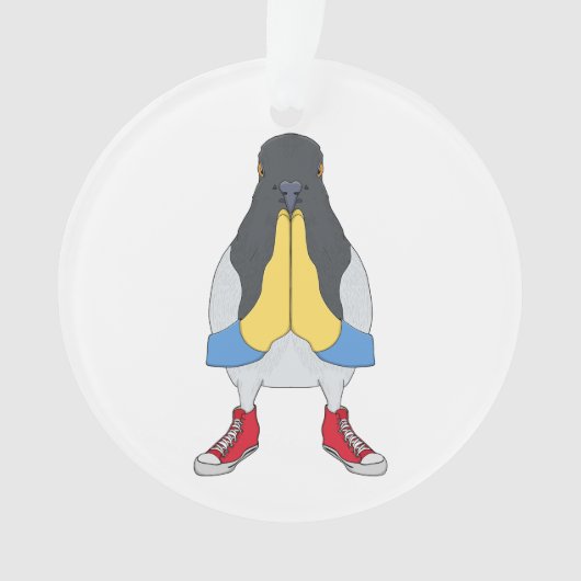 Duif met Schoenen Ornament (voorkant)