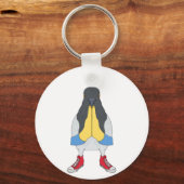 Duif met Schoenen Sleutelhanger (Achterkant)