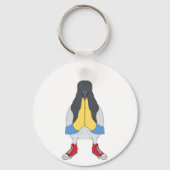 Duif met Schoenen Sleutelhanger (Achterkant)