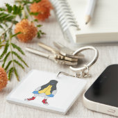 Duif met Schoenen Sleutelhanger (Voorkant Rechts)