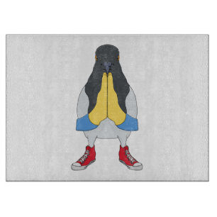 Duif met Schoenen Snijplank
