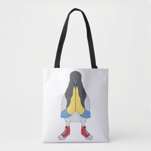 Duif met Schoenen Tote Bag (Voorkant)