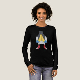 Duif met Schoenen Tri-Blend Shirt
