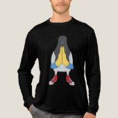 Duif met Schoenen Tri-Blend Shirt (Voorkant volledig)