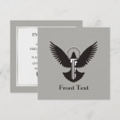 Duif met sleutel kaart (Voorkant / Achterkant)