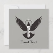 Duif met sleutel kaart (Voorkant)