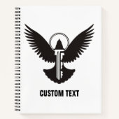 Duif met sleutel notitieboek (Voorkant)